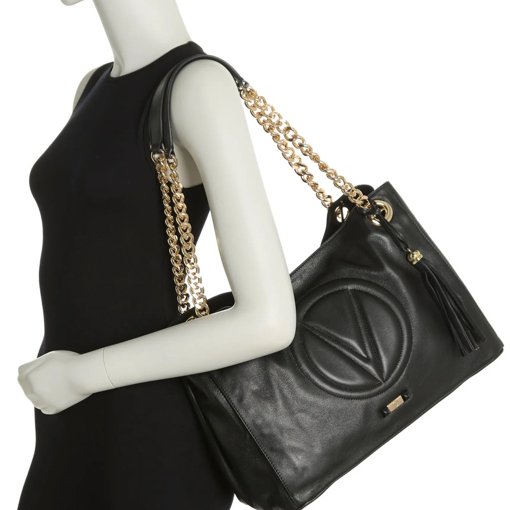 Verra Signature Leather Tote Bag- Valentino